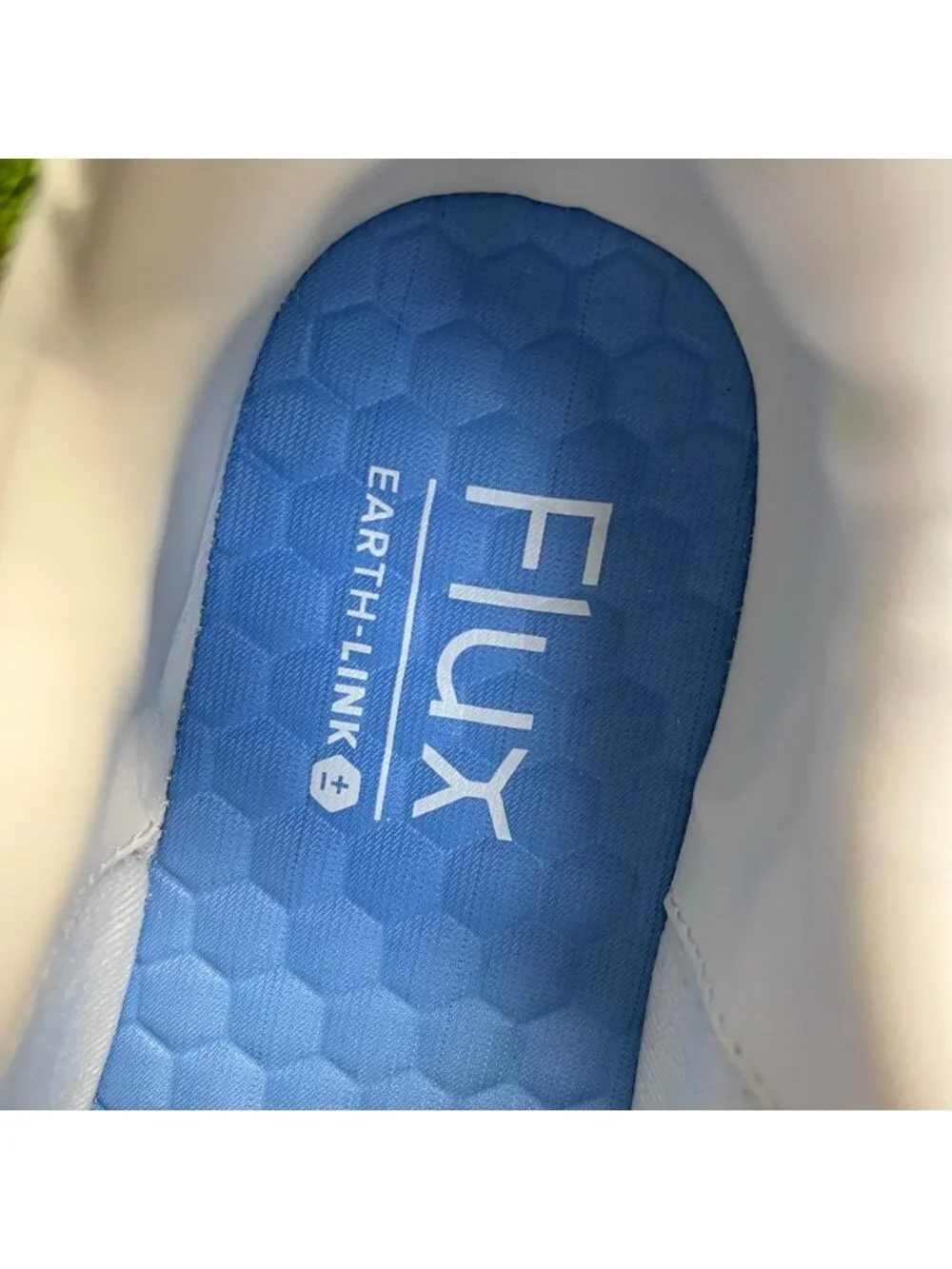 Flux Footwear Adapt Leather Trainer White Womens Size 9 Athletic Shoes Sneakers